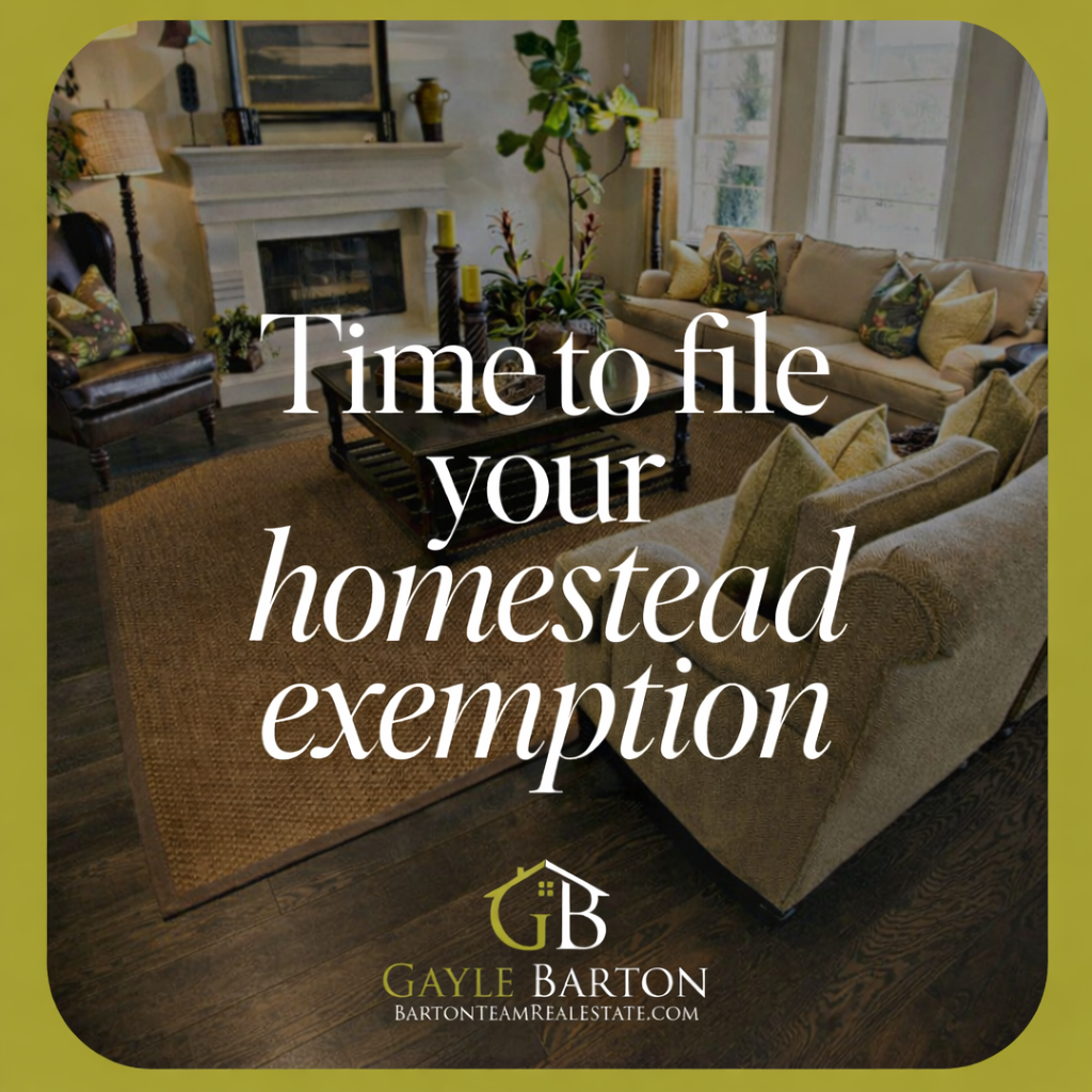 File your homestead exemption